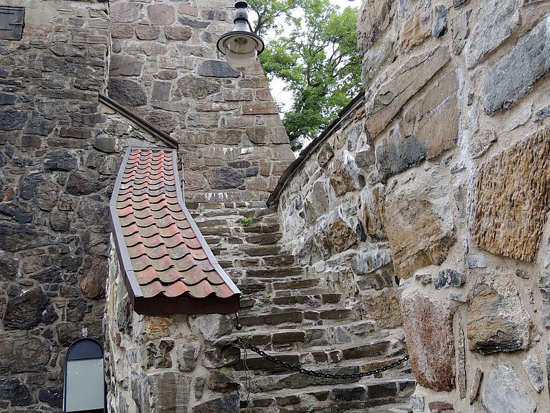 Akershus am Hafen von Oslo